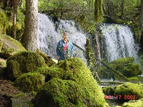 Denise at Pearsoney Falls