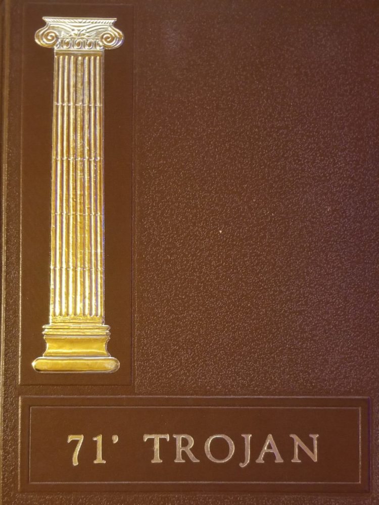 '71 FHS Trojan Yearbook Cover